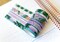 Beach Vacation Ocean Mermaid Sea Animals Vaca Summer Washi Tape Set (#W084)